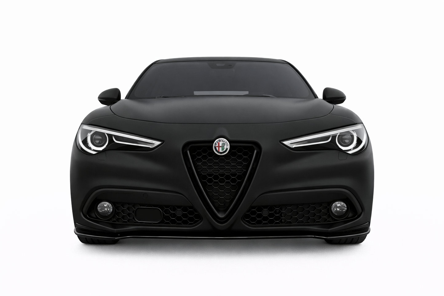 💕ART. 0873 SPLITTER ALFA ROMEO STELVIO 2016+ NERO OPACO💕