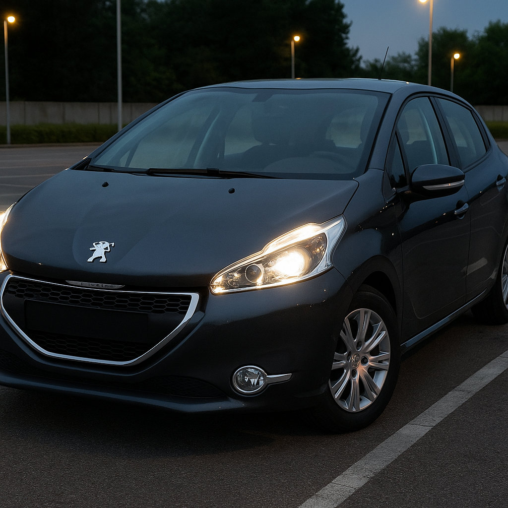 😎FARO ANTERIORE CROMATO LED DESTRO TYC ADATTO PER PEUGEOT 208 12-15😎