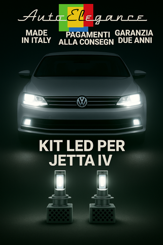 🔥KIT LED D3S 6000K Anabbaglianti + Fendinebbia per VW Jetta IV  Bianco CANBUS🔥
