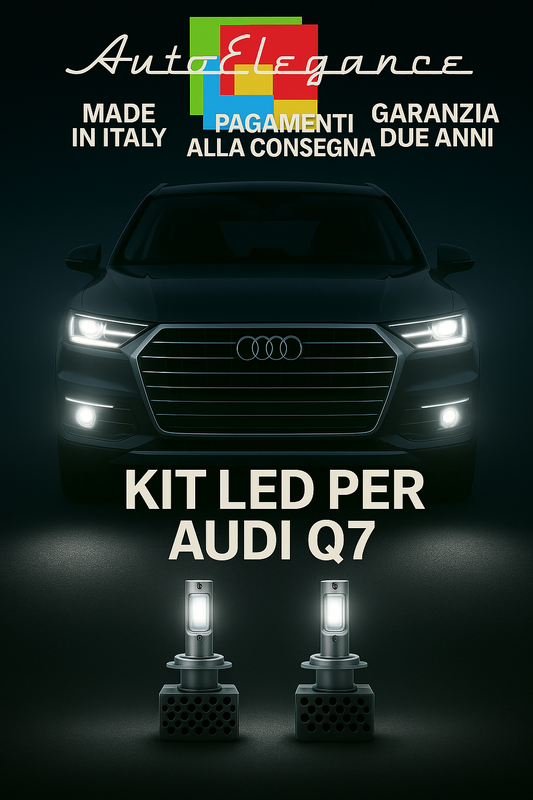 🔥KIT LED D3S 6000K Anabbaglianti + Fendinebbia per Audi Q7 | Bianco CANBUS🔥