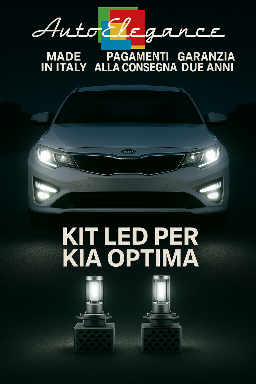 🔥KIT LED D3S 6000K Anabbaglianti per Kia Optima | Bianco CANBUS🔥
