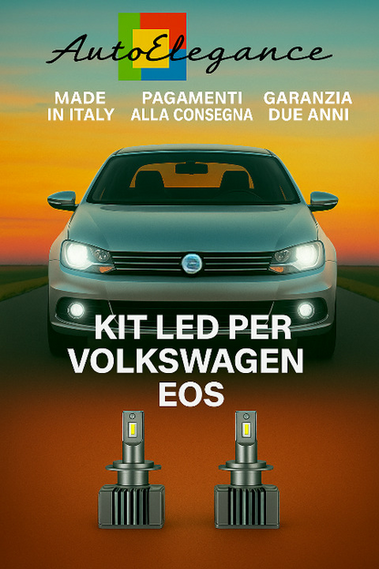 🔥KIT LED D3S 6000K Anabbaglianti per Volkswagen EOS MK2 | Bianco CANBUS🔥