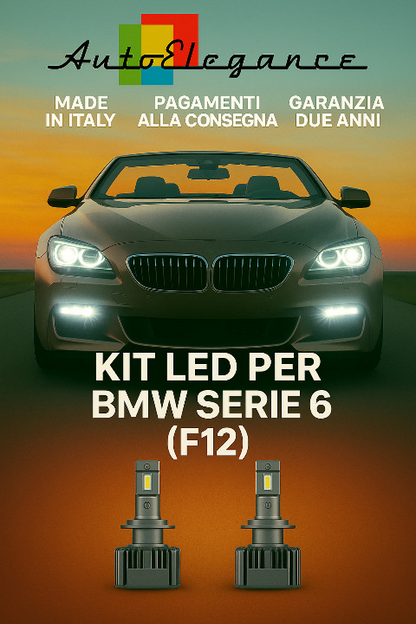 🔥KIT LED D1S 6000K Anabbaglianti per BMW Serie 6 F12 | Bianco CANBUS🔥