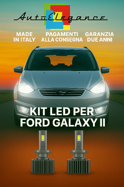 🔥KIT LED D1S 6000K Anabbaglianti per Ford Galaxy II | Bianco CANBUS🔥