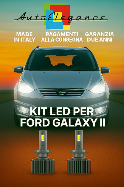 🔥KIT LED D1S 6000K Anabbaglianti per Ford Galaxy II | Bianco CANBUS🔥