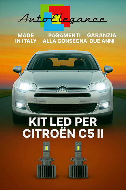 🔥KIT LED D1S 6000K Anabbaglianti per Citroën C5 II | Bianco CANBUS🔥
