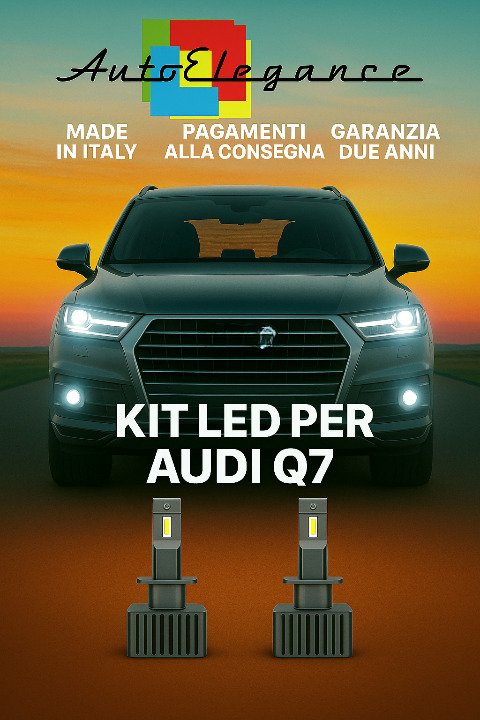 🔥KIT LED D5S 6000K Anabbaglianti per Audi Q7 | Bianco CANBUS🔥