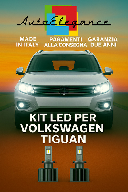 🔥KIT LED D1S 6000K Anabbaglianti per VW Tiguan | Bianco CANBUS🔥