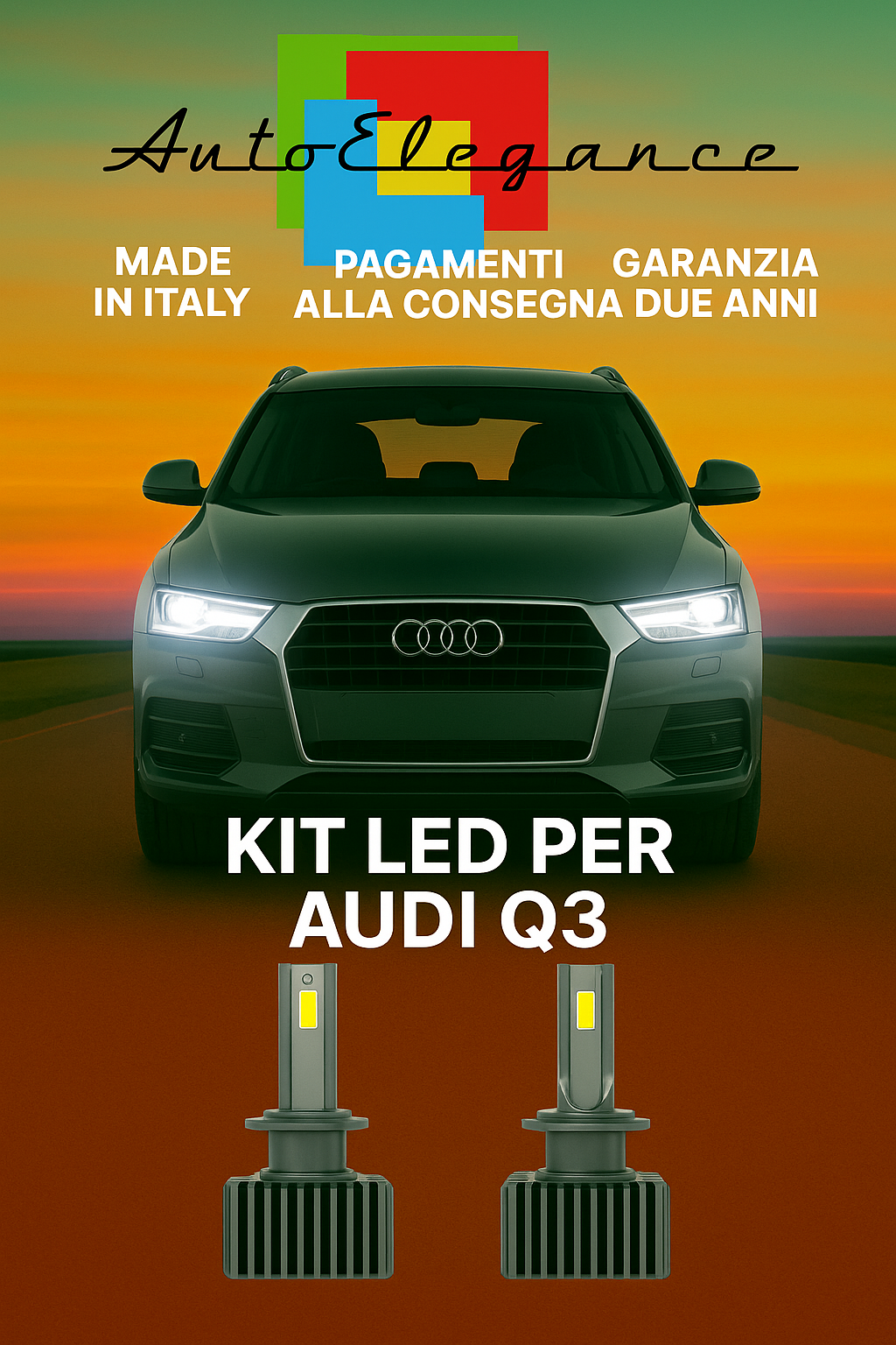 ✨KIT LED D3S 6000K Anabbaglianti per Audi Q3 | Bianco CANBUS✨