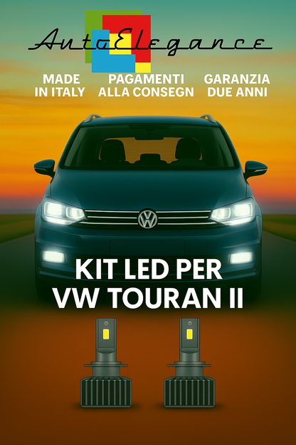✨KIT LED D3S 6000K Anabbaglianti per VW Touran II | Bianco CANBUS✨
