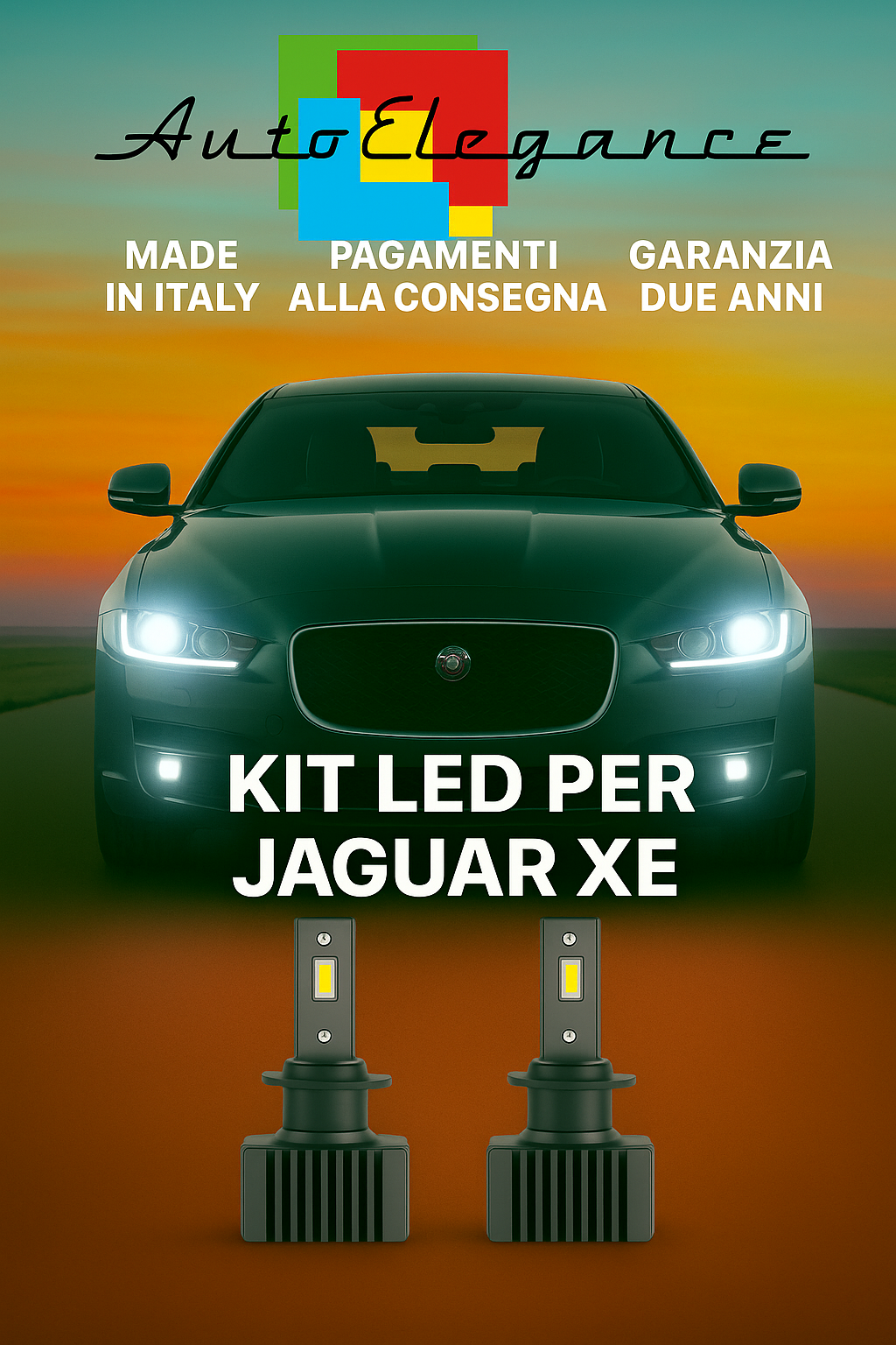 ✨KIT LED D3S 6000K Anabbaglianti per Jaguar XE | Bianco CANBUS✨