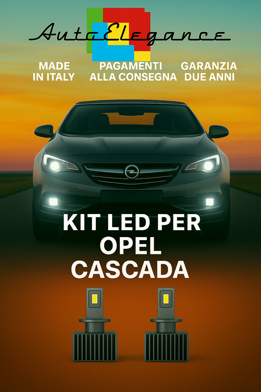 ✨KIT LED D1S 6000K Anabbaglianti per Opel Cascada | Bianco CANBUS✨