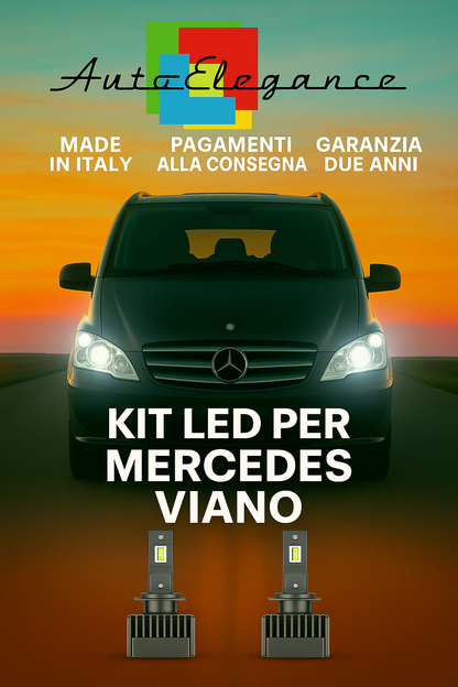 🔥KIT LED D1S 6000K Anabbaglianti per Mercedes Viano | Bianco CANBUS🔥