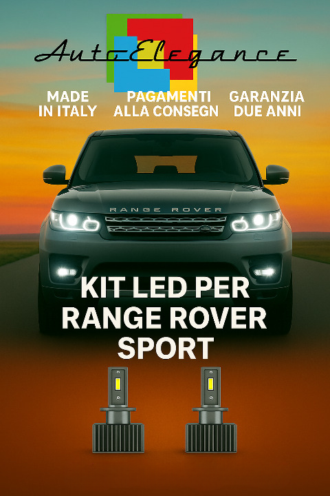 ✨KIT LED D3S 6000K Anabbaglianti per Range Rover Sport MK2 | Bianco CANBUS✨