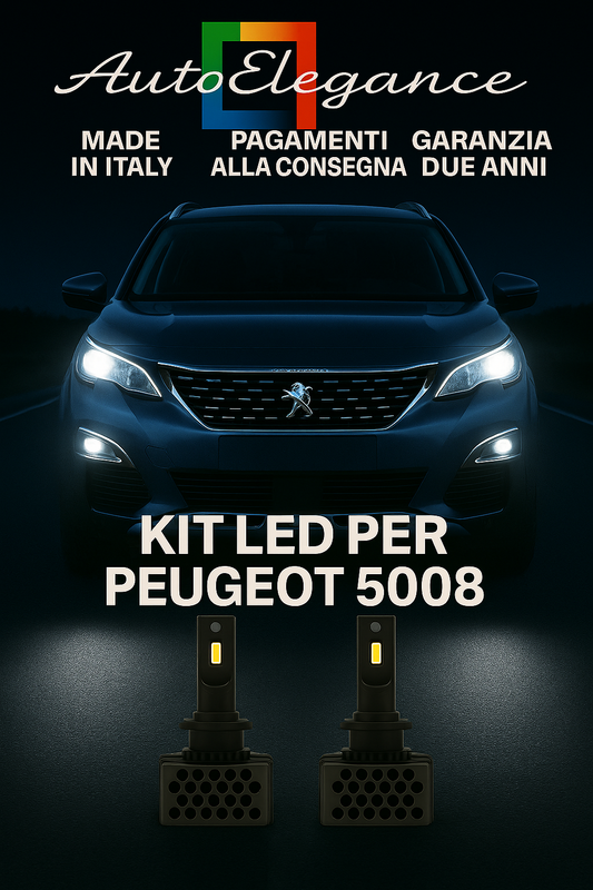 ✨KIT LED D1S 6000K Anabbaglianti per Peugeot 5008 | Bianco CANBUS✨