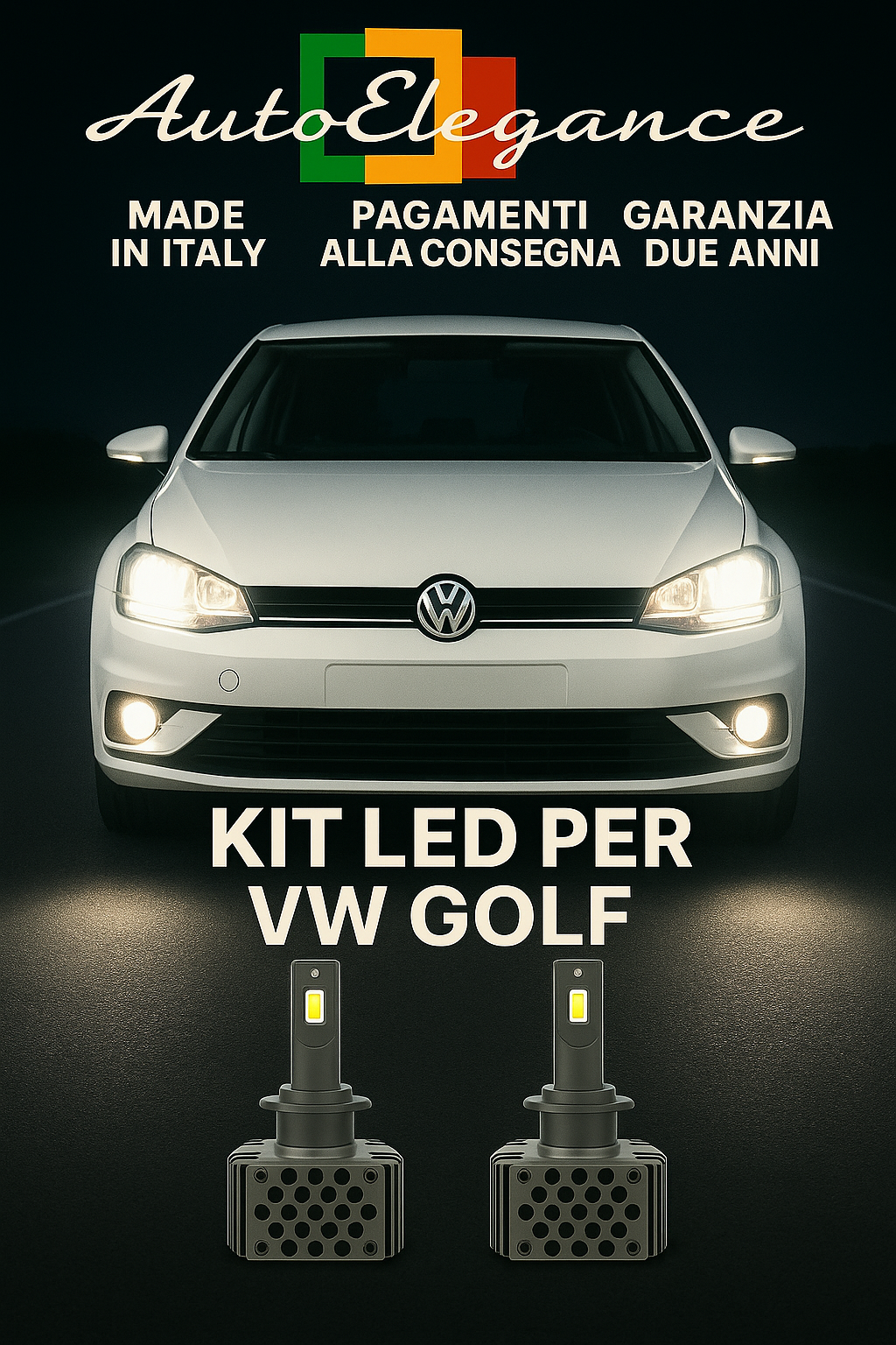 ✨KIT LED D3S 6000K Anabbaglianti per VW Golf Sportsvan | Bianco CANBUS✨