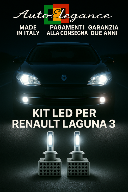 ✨KIT LED D1S 6000K Anabbaglianti per Renault Laguna 3 | Bianco CANBUS✨