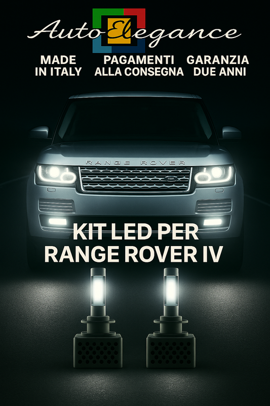 🔥KIT LED D3S 6000K Anabbaglianti + Fendinebbia per Range Rover IV 🔥