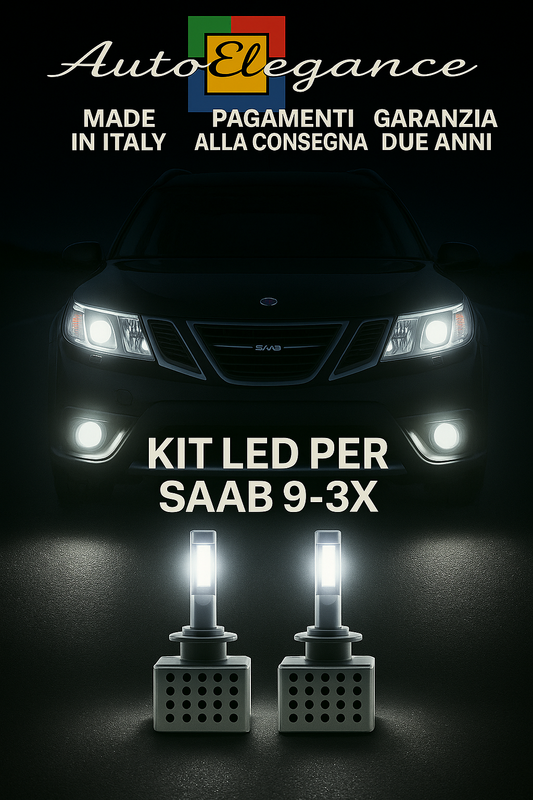 ✨KIT LED D1S 6000K Anabbaglianti per Saab 9-3X | Bianco CANBUS✨