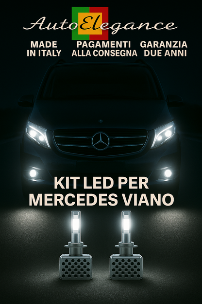 🔥KIT LED D1S 6000K Anabbaglianti per Mercedes Viano | Bianco CANBUS🔥
