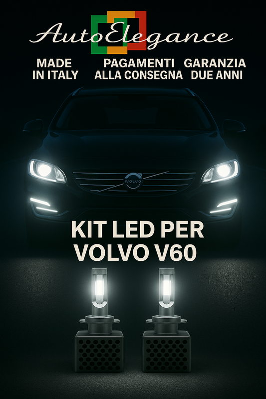 🔥KIT LED D3S 6000K Anabbaglianti + Fendinebbia per Volvo V60 | Bianco CANBUS🔥