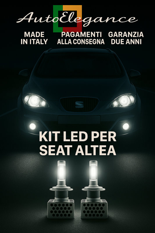 🔥KIT LED D1S 6000K Anabbaglianti + Fendinebbia per SEAT Altea | Bianco CANBUS🔥