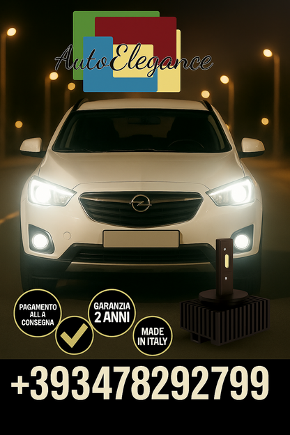 🔥KIT LED D1S 6000K BIANCO CANBUS – Anabbaglianti per Opel Antara🔥