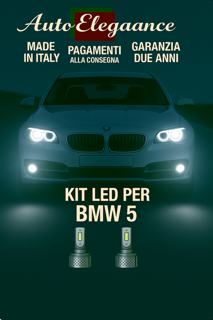 🔥KIT LED D1S 6000K BIANCO CANBUS – Anabbaglianti per BMW Serie 5🔥