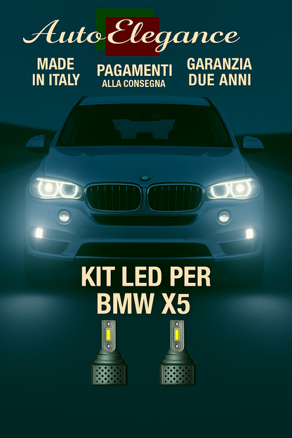 🔥KIT LED D1S 6000K BIANCO CANBUS – Anabbaglianti per BMW X5🔥