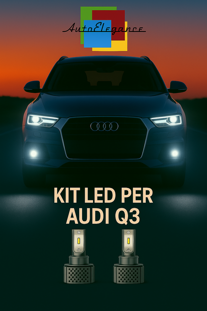 🔥KIT LED D3S 6000K BIANCO CANBUS – Anabbaglianti per Audi Q3🔥