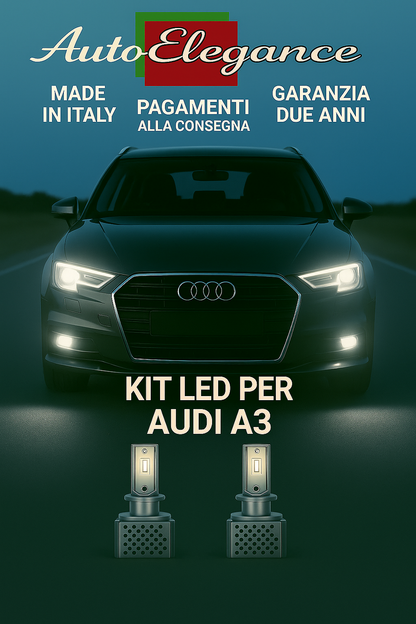 💫KIT LED D3S 6000K BIANCO CANBUS – Anabbaglianti per Audi A3💫