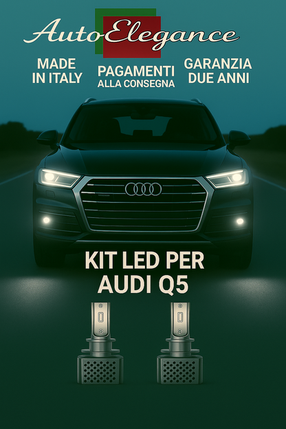 💫KIT LED D3S 6000K BIANCO CANBUS – Anabbaglianti per Audi Q5💫