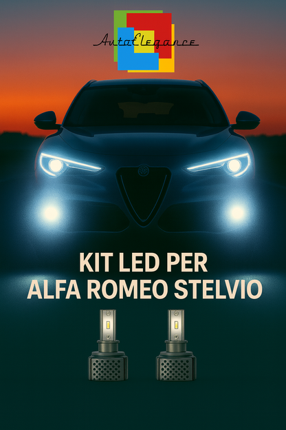 💫KIT LED D3S 6000K BIANCO CANBUS – Anabbaglianti per Alfa Romeo Stelvio💫