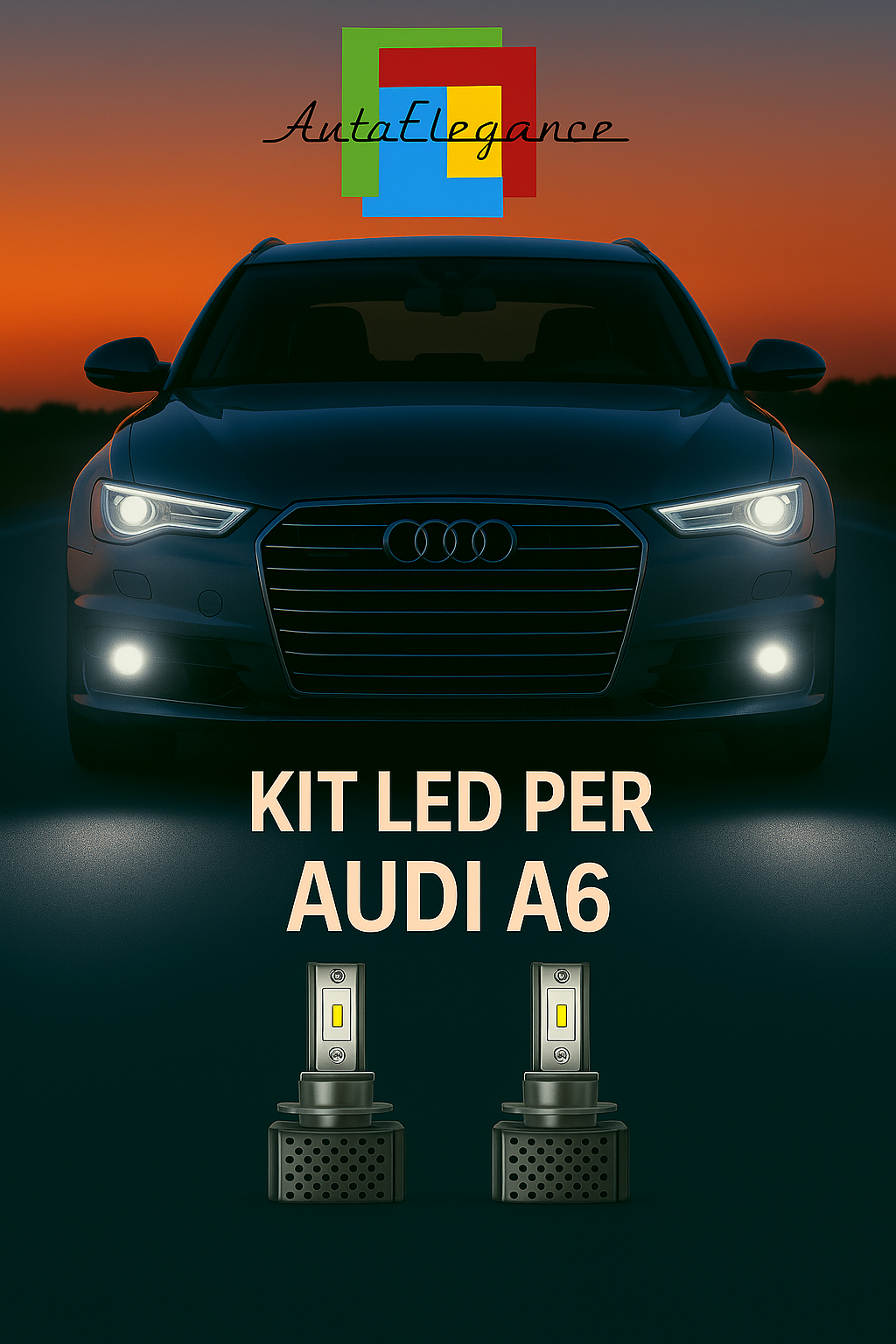 🔥KIT LED D3S 6000K BIANCO CANBUS – Anabbaglianti per Audi A6🔥