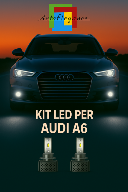 🔥KIT LED D3S 6000K BIANCO CANBUS – Anabbaglianti per Audi A6🔥