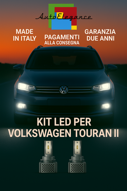 🔥KIT LED D3S 6000K BIANCO CANBUS – Anabbaglianti per Volkswagen Touran II🔥