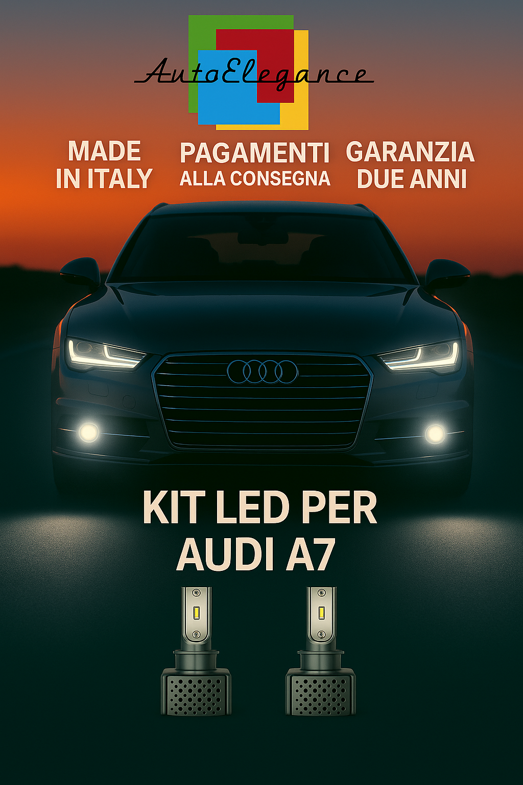 🔥KIT LED D3S 6000K BIANCO CANBUS – Anabbaglianti per Audi A7🔥
