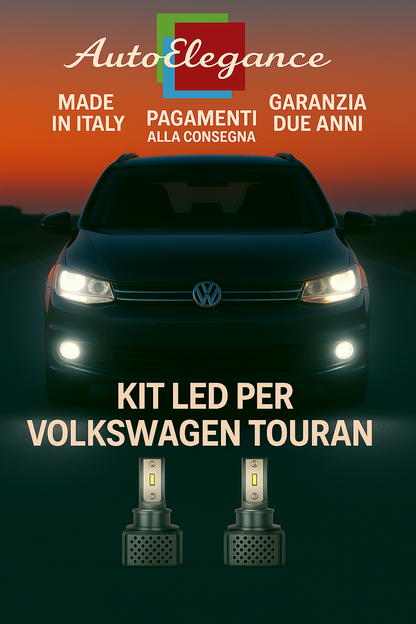 🔥KIT LED D3S 6000K BIANCO CANBUS – Anabbaglianti per Volkswagen Touran🔥