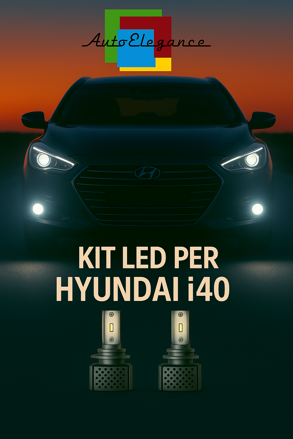 🔥KIT LED D3S 6000K BIANCO CANBUS – Anabbaglianti per Hyundai i40🔥