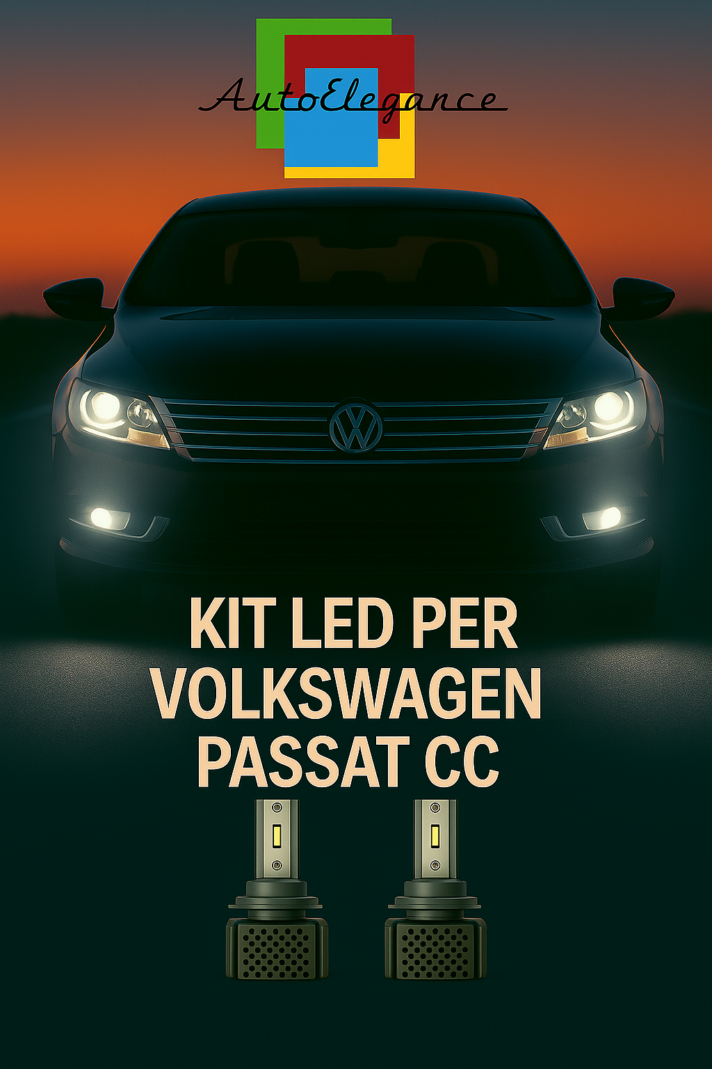 🔥KIT LED D3S 6000K BIANCO CANBUS – Anabbaglianti per Volkswagen Passat CC🔥