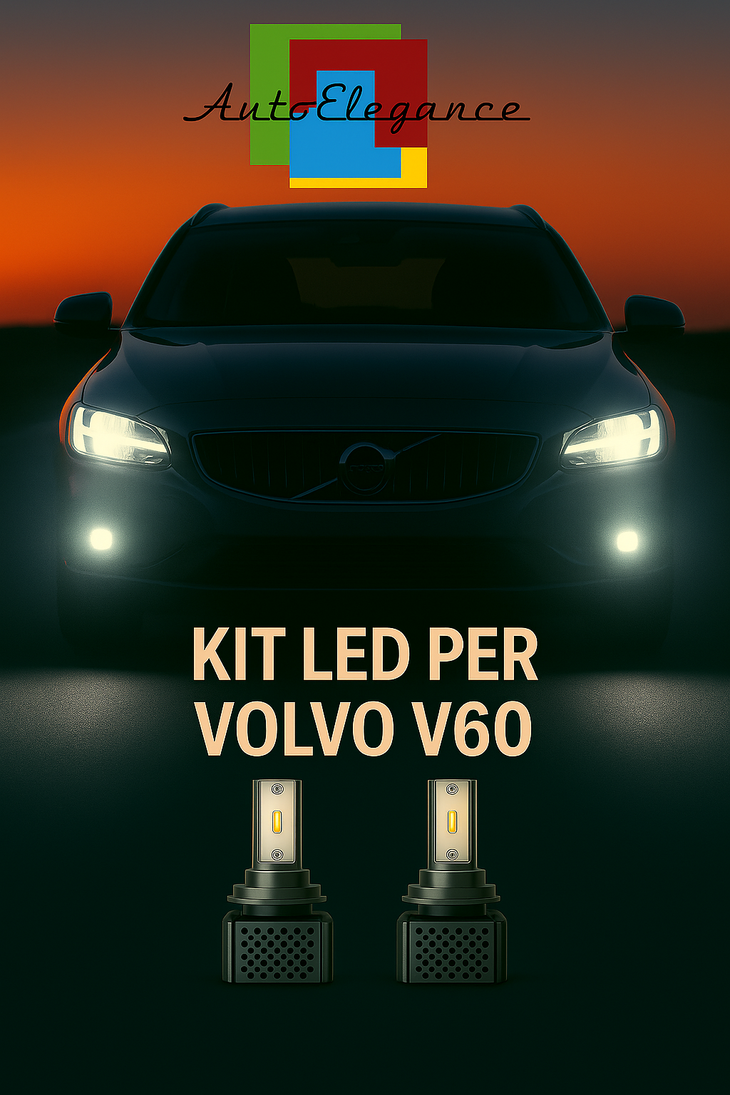 🔥KIT LED D3S 6000K BIANCO CANBUS – Anabbaglianti per Volvo V60🔥