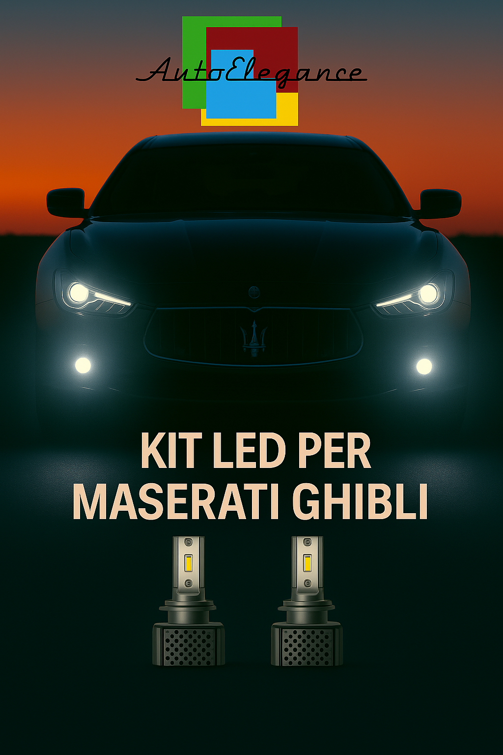 🔥KIT LED D3S 6000K BIANCO CANBUS – Anabbaglianti per Maserati Ghibli🔥