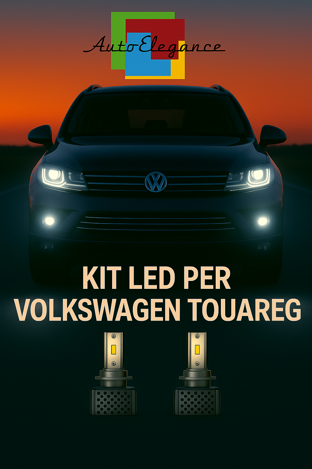 🔥KIT LED D3S 6000K BIANCO CANBUS – Anabbaglianti per Volkswagen Touareg🔥