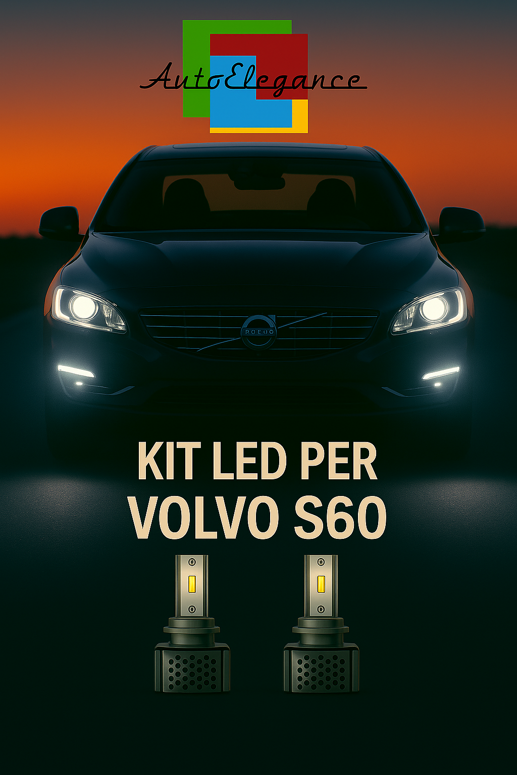 🔥KIT LED D3S 6000K BIANCO CANBUS – Anabbaglianti per Volvo S60 MK2🔥