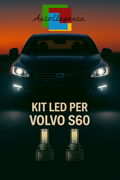 🔥KIT LED D3S 6000K BIANCO CANBUS – Anabbaglianti per Volvo S60 MK2🔥