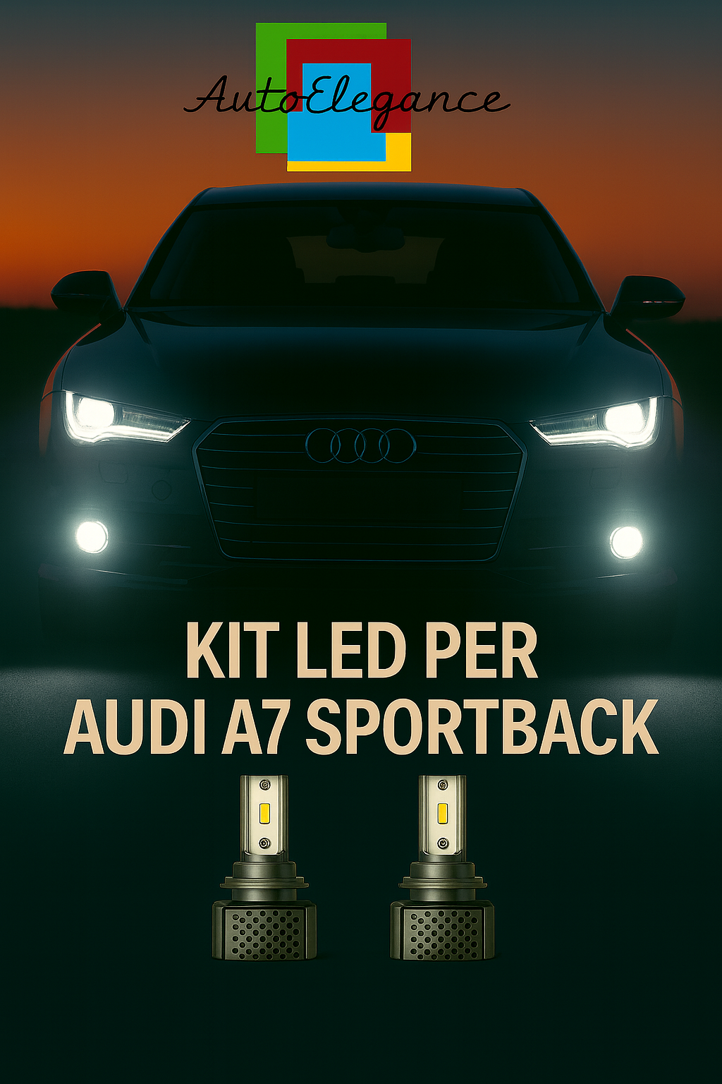 🔥KIT LED D3S 6000K BIANCO CANBUS – Anabbaglianti per Audi A7 Sportback🔥
