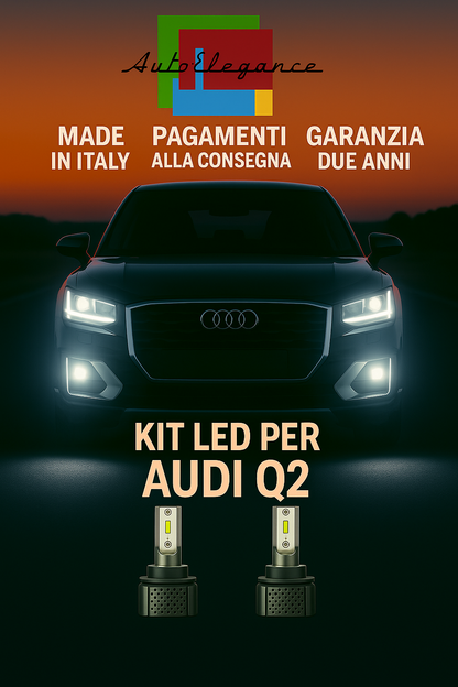 🔥KIT LED D3S 6000K BIANCO CANBUS – Anabbaglianti per Audi Q2🔥