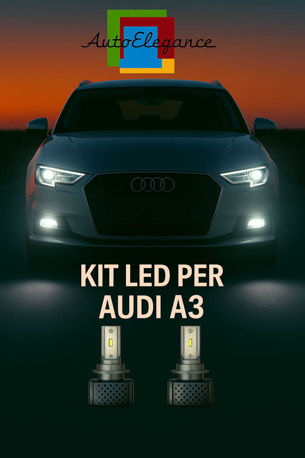 🔥KIT LED D3S 6000K BIANCO CANBUS – Anabbaglianti per Audi A3🔥