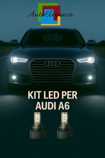 🔥KIT LED D3S 6000K BIANCO CANBUS – Anabbaglianti per Audi A6🔥