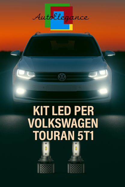 🔥KIT LED D3S 6000K BIANCO CANBUS – Anabbaglianti per Volkswagen Touran 5T1🔥